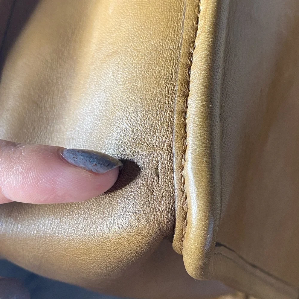 Vintage Coach Willis 9927 Camel and NWT CK547 Webbing Strap, NO ORIGINAL STRAP - Picture 12 of 16